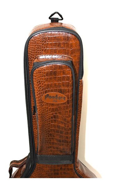 PANDURA MÜZİK Piele de culoare bronzată - Husă impermeabilă pentru chitară clasică