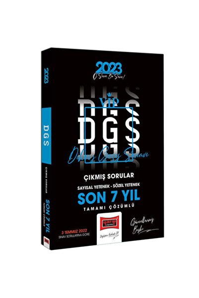 Yargı Yayınları 2023 Dgs Son 7 Yıl Tamamı Çözümlü Çıkmış Sınav Soruları