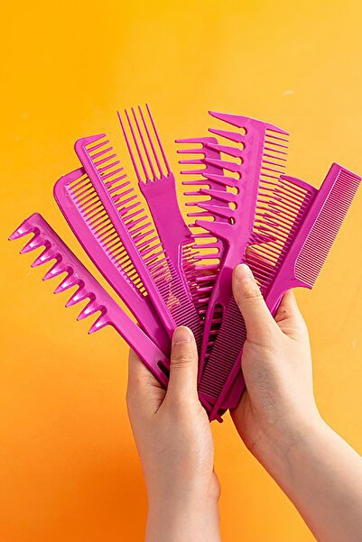 Riddex Комплект от 8 професионални гребена за коса с чанта, антистатични, ком...