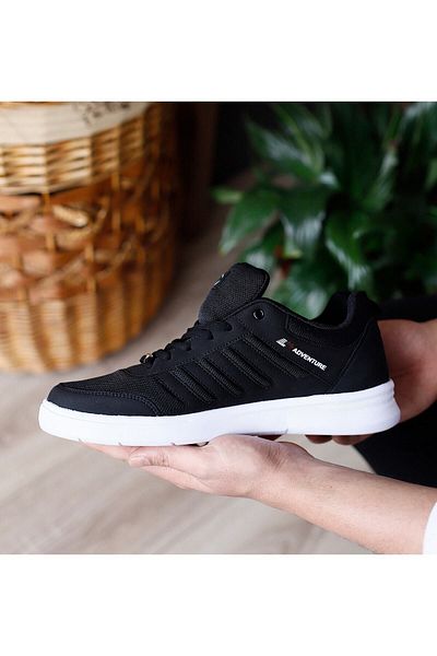 M.P. 1163 Black and White Daily Lightweight Comfortable Men's Sports Shoes