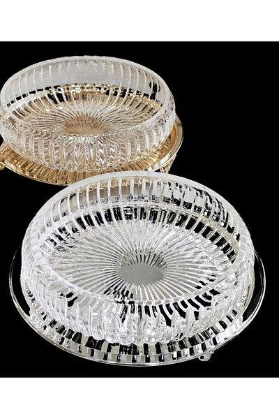 Paşabahçe Crystal Cut Glass Salad Bowl 27 Cm