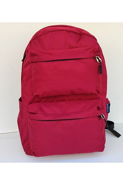 KAFF Vip 3 - School Bag with Waterproof Compartments Red Fabric, Laptop and Tablet Compartments