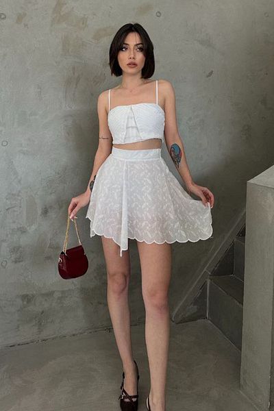 fiolin Fustă mini pentru femei Fisto cu pantaloni scurți