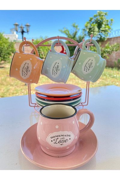 Perotti 81008 Coffee Set with 6 Stands