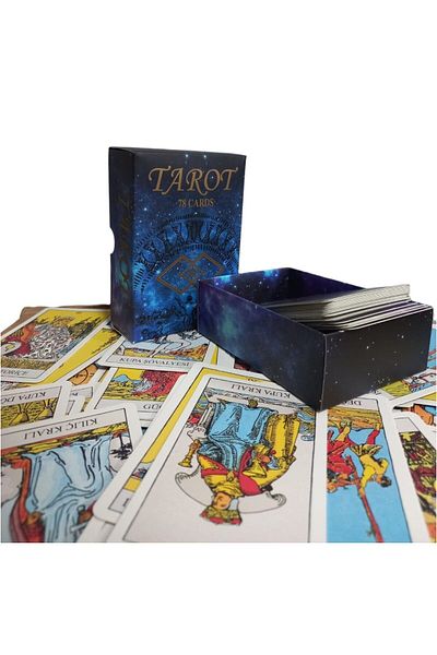 Redro Home 78 Pcs Thick Tarot Cards Inside Digital Booklet Cardboard Box