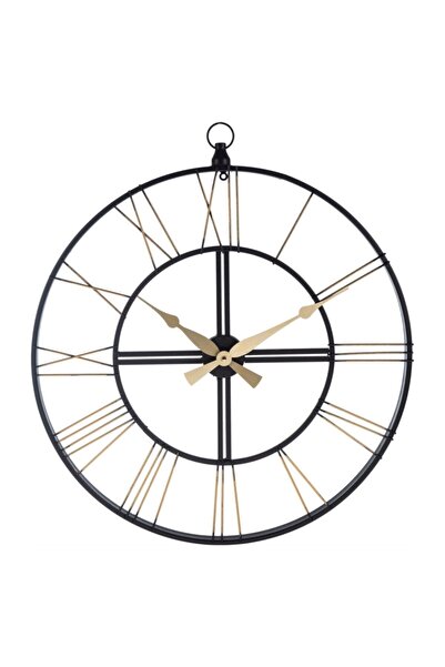 Mudo Home Iron Gold Duvar Saati 70 cm