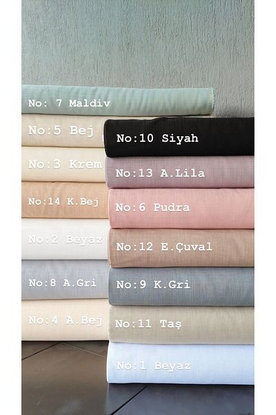 sarra No.6 Powder - Linen Plain Fabric, Etamine, Punch and Panel Fabric