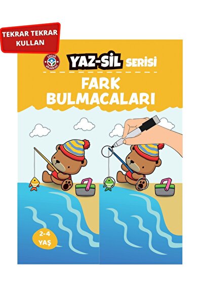 Çocuk Akademi Yaz Sil Serisi Fark Bulmacaları
