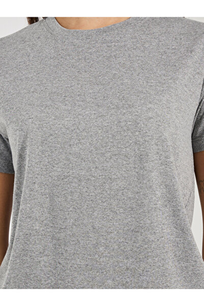 Styli Solid Cotton T-Shirt & Straight Pyjama Set