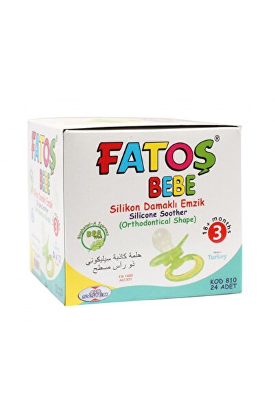 Fatoş Bebe Silikon Emzik 3 Numara