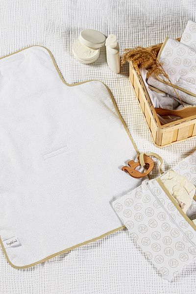 tinylamb Lamb Baby Liquid Proof Diaper Changing Set 2 Pieces