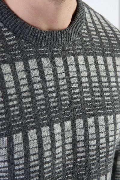 Ferraro Ανδρικό πουλόβερ Smoked Crew Neck 100% Lambswool