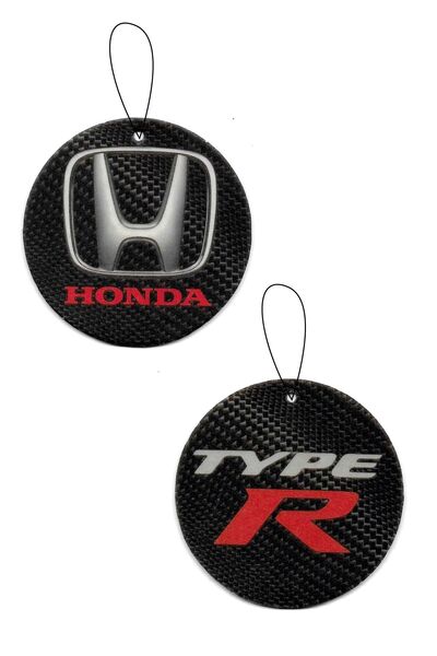 ODORLA 2 Adet Karbon Detay Üzerine Honda Logolu Dekoratif Oto Kokusu Ve Akses...