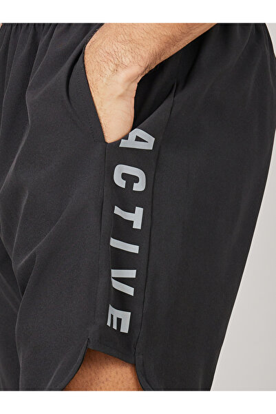 Styli شورت تدريب مع لوحة طباعة جانبية نشطة