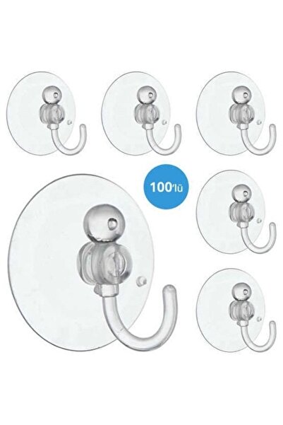 deniz sport Vantuzlu Öpücük Askılıklı Kancalı 3 Cm 100 Adet