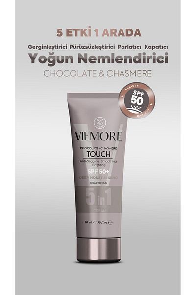 Viemore Chocolate & Chasmere Touch 5 in 1 - Intensive Moisturizing Concealer and BB Cream SPF 50 + 30ML