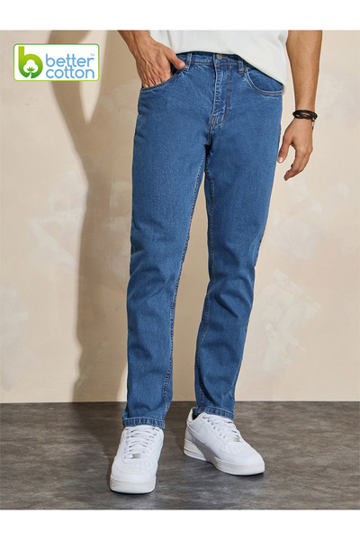 Styli جينز قطني قابل للتمدد بـ 5 جيوب