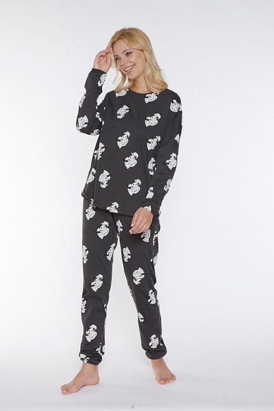 Rubina Secret Σετ γυναικείες πιτζάμες 100% βαμβακερές - Oversize - Μακρυμάνικο |   100% βαμβάκι