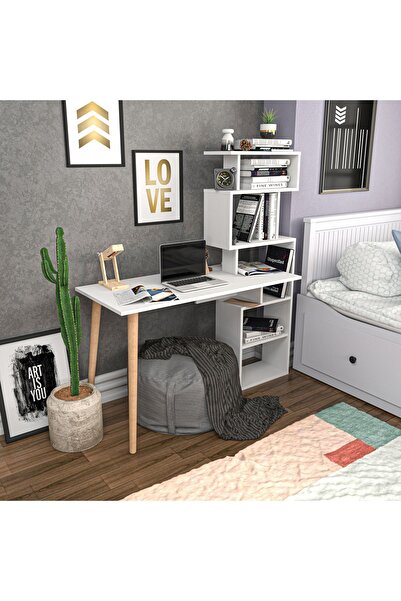 Decorotika DECOROTİKA VİNA ÇALIŞMA MASASI  BEYAZ
