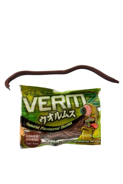 FLADEN Vermz Solucan 12cm Lrf Silikon Yem 12'li Paket