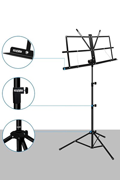 Lastvoice Nt-106 Tel Nota Sehpası Makaslı ( Taşıma Çantalı )