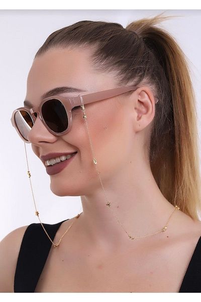 Della Pianto Colored Beads Special Design Glasses Chain