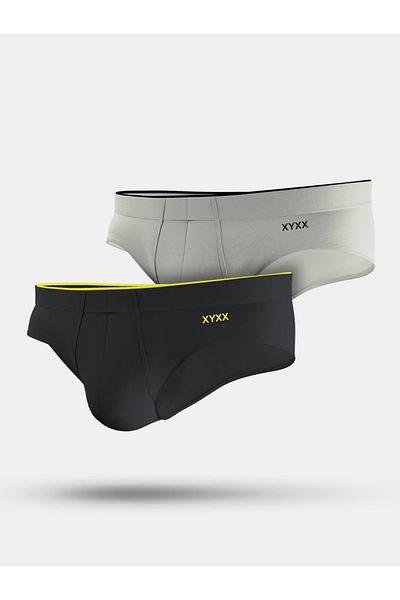 XYXX By Styli Pack of 2 - Seam Detail Modal Briefs
