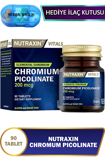 Nutraxin 200 Mcg Chromium Picolinate - 90 Tablets