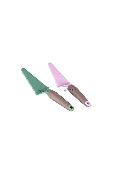 esdekor Kitchen Spatula Knife Green with Hanging Hole Useful Helping Premium Quality Intelligent Choice 1 Piece