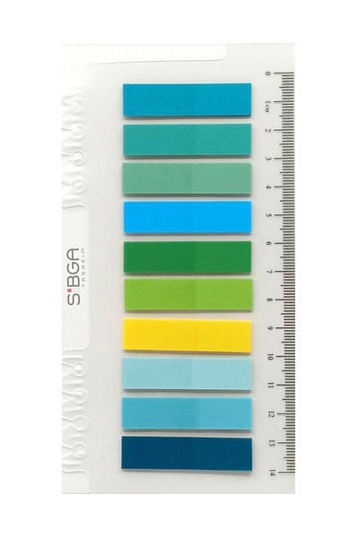 sibga tasarım Transparent Colored Postit Post-it Post ItBookmark Bookmark Postit Sticker Note Paper 200 Sheets