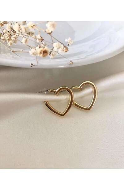 MioArt أقراط قلب ذهبية للنساء، أقراط مجوهرات، أقراط قلب