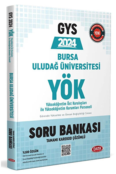 Data Yayınları 2025 YÖK Üst Kuruluşları ile YÖK Personeli GYS Soru Bankası Bu...