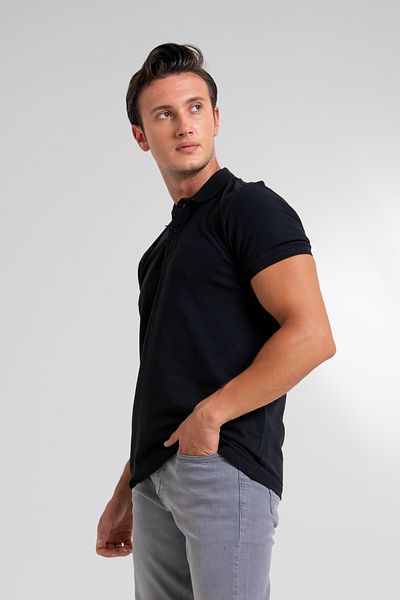 HLT JEANS Ανδρικό μπλουζάκι Polo Collar - Άνετη εφαρμογή, 100% βαμβάκι, που δεν συρρικνώνεται - Hlthe 012001