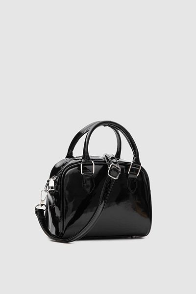 citycenterfashion Women's Mini Gold Detailed Zipper Closure Hand and Crossbody Bag cty-lbn-4002