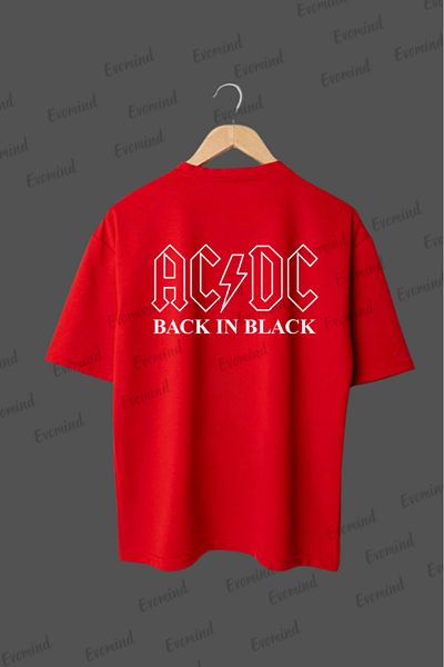 Evomind Ac&DC Back In Black Oversize T-shirt