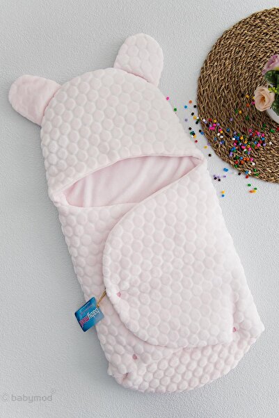 Babymod Kabartmalı Velboa Kız Bebek Kundak