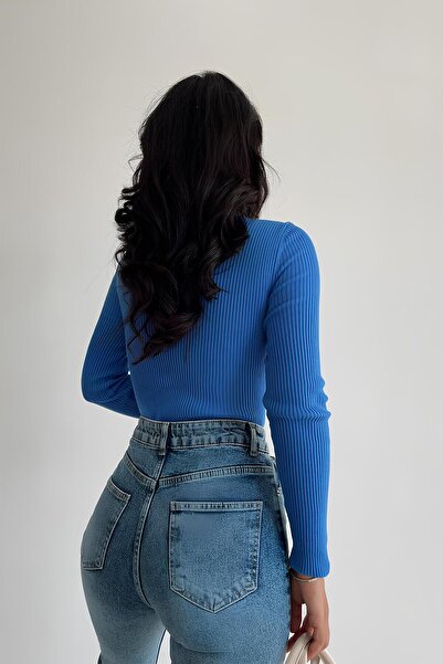 Jose Clothing Γυναικείο πλεκτό πουλόβερ με υψηλή κορυφή κοτλέ με εξαιρετικά απαλή υφή