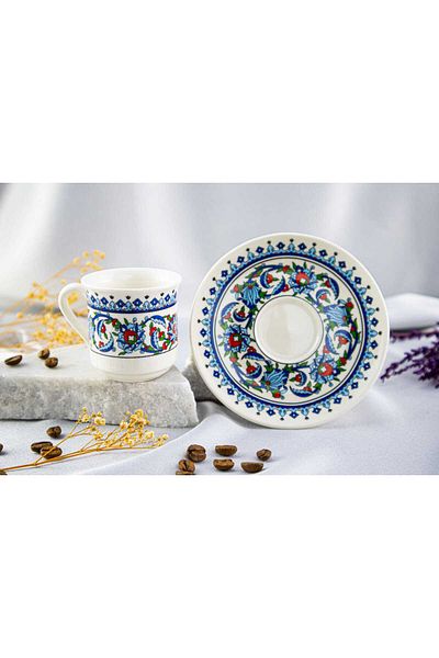 Nihal Süeda Single Velvet Cup - Topkapı Model Gift