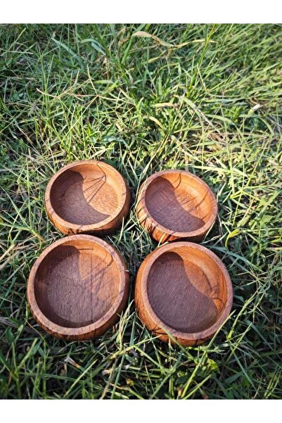 KAMPTEK Organic Design Wooden Snack Bowl - Small Size, 1 Piece