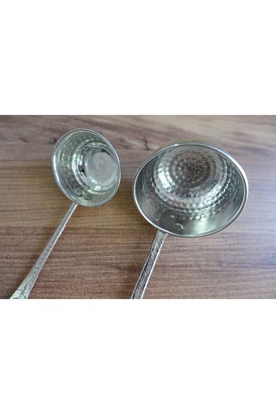 antepistachios Copper Colored 2 Pieces Pot Scoop - Large and Small Set