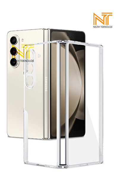 Nezih Case Samsung Galaxy Z Fold 6 Uyumlu Full Camlı 360 Koruyucu Kapak Kılıf