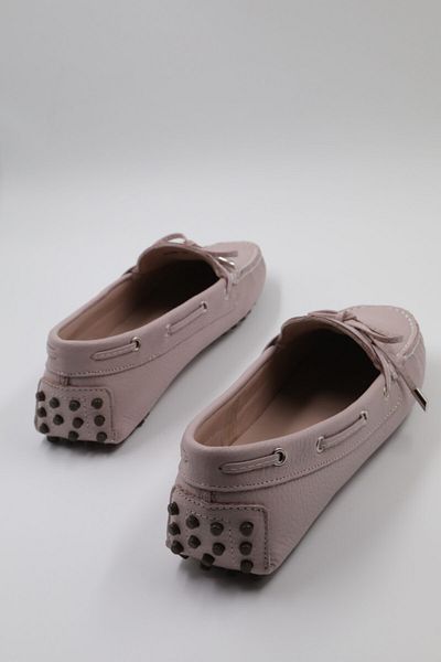 PASSAGE SHOES 1013 Γυναικεία Loafer Ballerina από δέρμα πούδρας
