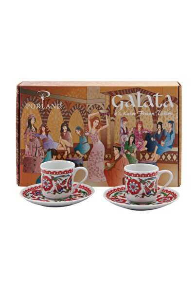 Porland 04por024062 Por Hümayun Galata Kahve Takımı 12 Parça