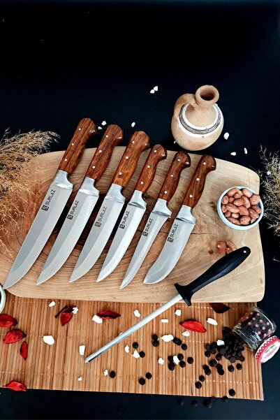 SürLaz Sürmene 6'lı Set Mutfak Sebze Et Bıçakları