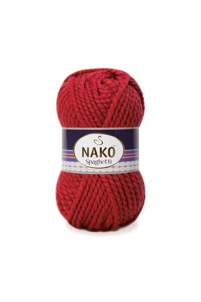 NAKO Spaghetti 1175 Dark Red Hand Knitting Yarn