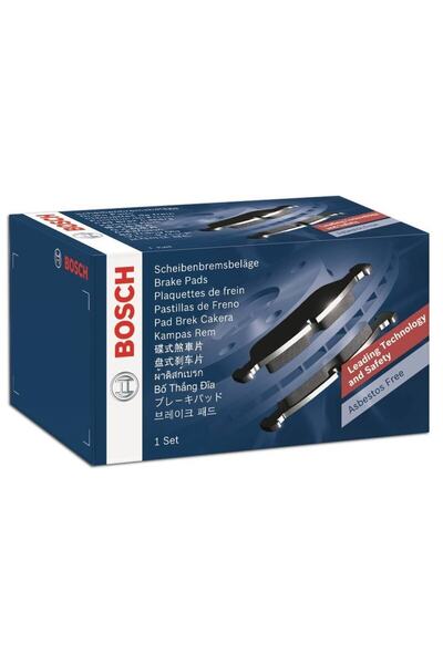 Bosch Fiat Fiorino 1.3 Multijet 75 Beygir 2007 Fişli Ön Fren Balatası