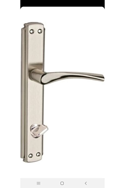 Genel Markalar Kapı Kolu -bravo Nikel Saten Wc 1 Takım Sağ + Vidaları 6 Ay Sağ Kapı Kolu Tül KZ