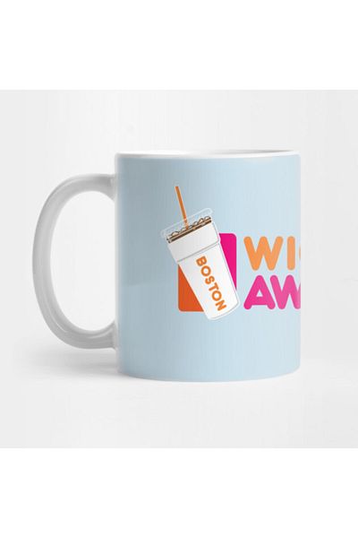 Pixxa Wicked Awesome Boston Coffee Dunkin Donuts Mug Cup