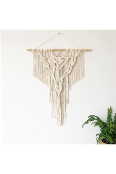 Foksan Deri Στολίδι τοίχου Macrame με υπέροχο δώρο