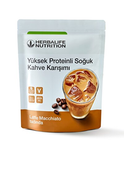 Herbalife Latte Tadında Yüksek Proteinli Düşük Kalorili Soğuk Kahve Karışımı ...